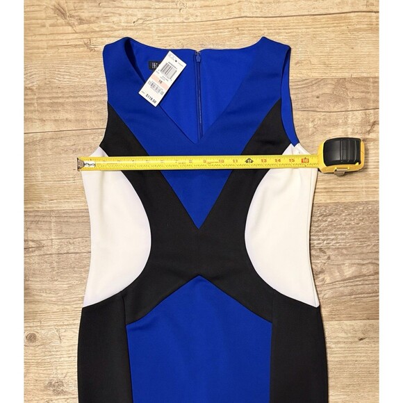 INC International Concepts Blue, Black & White Sleeveless Dress Sz 10 NWT ($119) - Picture 5 of 5